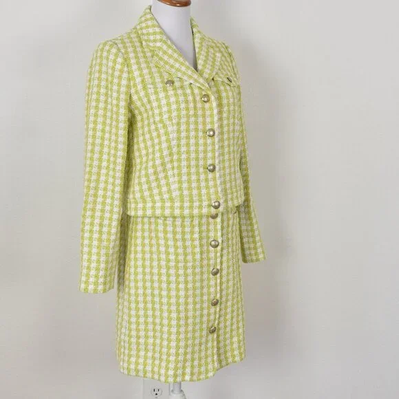 Talbots Tweed Skirt Suit Set NEW - 2 - Picture 11 of 14